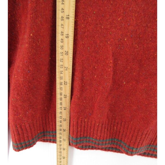 Brooks Brothers Sweater Large Lambs Wool Blend Speckled Pullover Knit * - Picture 4 of 11